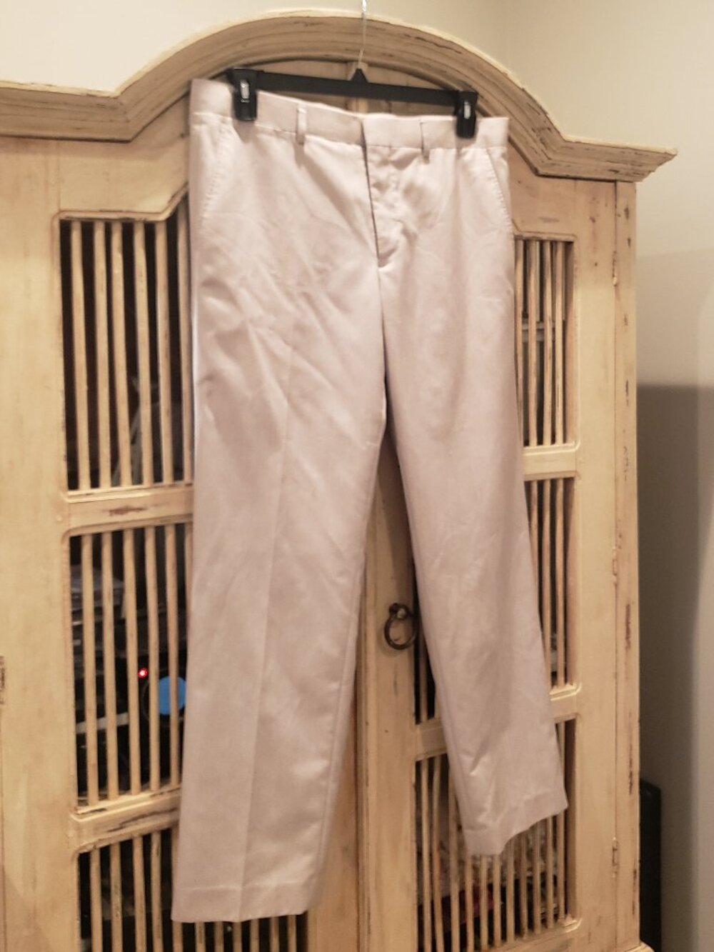 JF J Ferrar Slim Fit Beige Dress Pant  34 x 30
